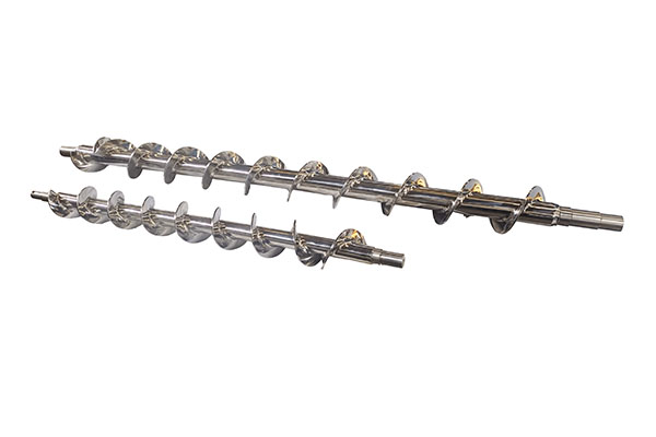 What are the safety features of the screw shaft?